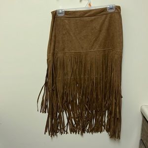 Fun fringe skirt